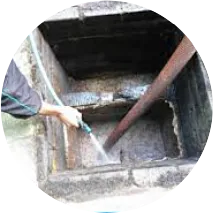 Serviço - limpeza de caixa de gordura